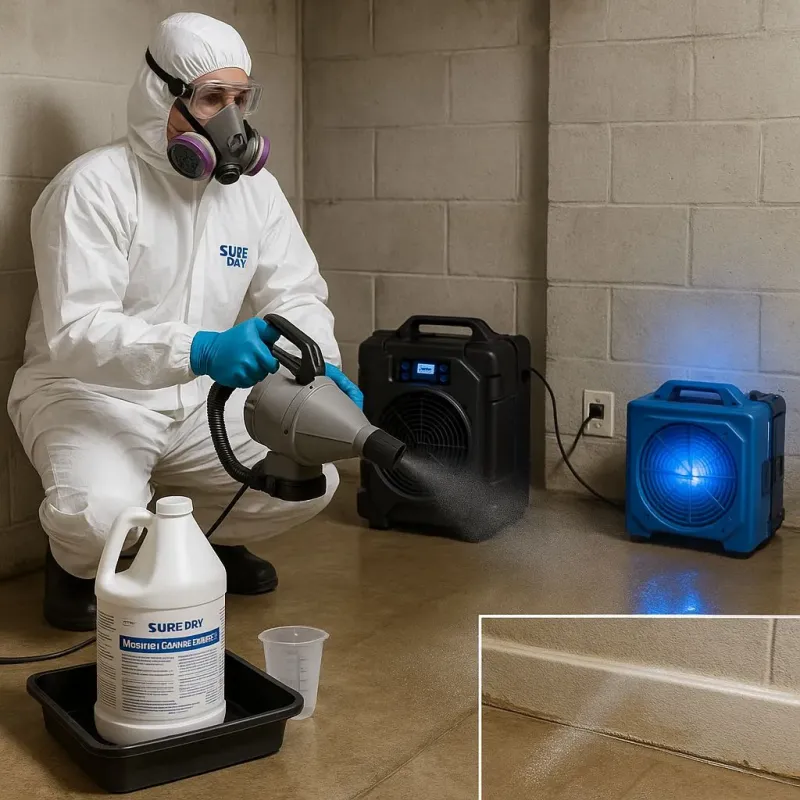 Sanitization and Odor Removal process in Mentone, CA