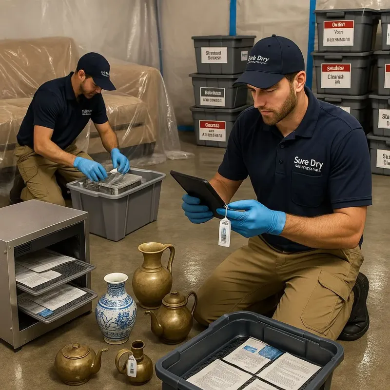 Content Protection and Restoration process in Mentone, CA