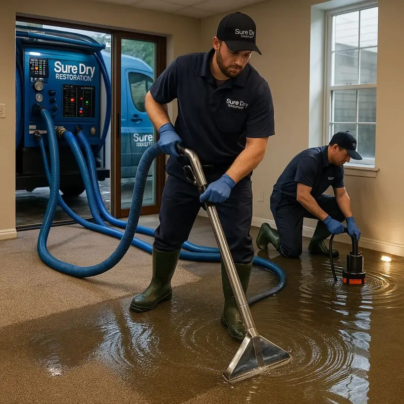 Water Extraction and Removal process in Mentone, CA